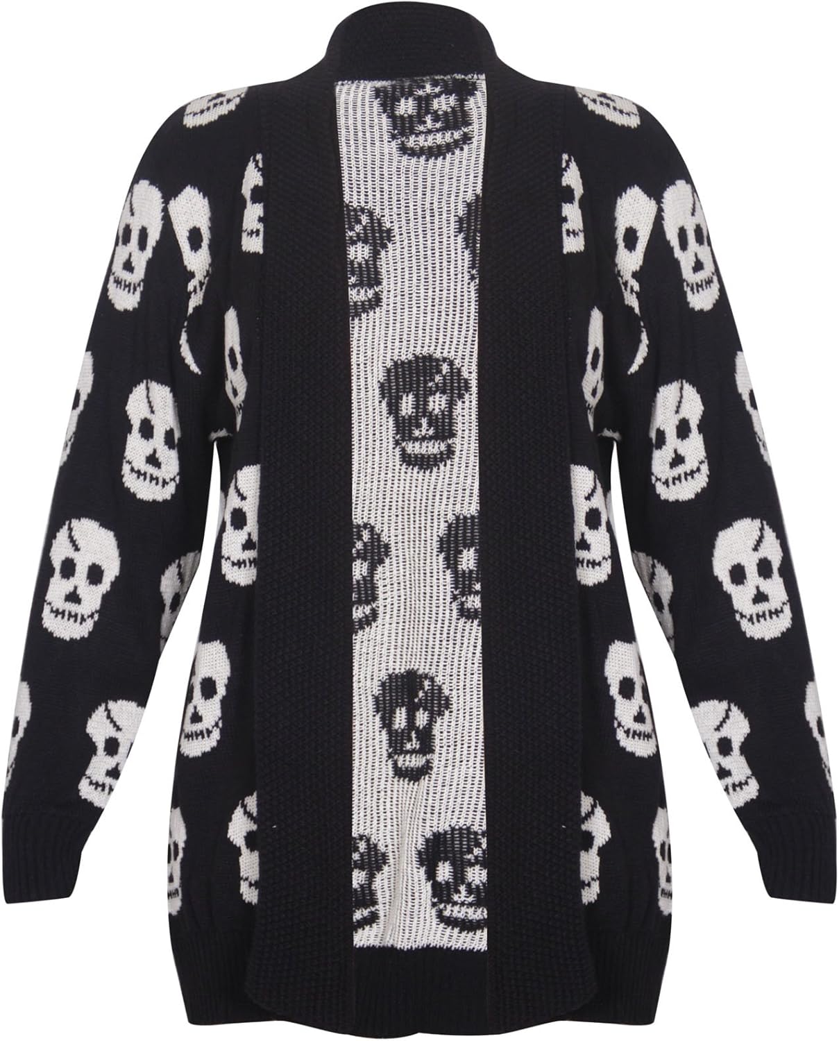 Sweatshirt Femme Tête De Mort Gothique Imprimé Squelette