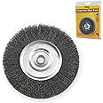 IVY Classic 39050 3-Inch x 1/2 - 3/8-Inch Arbor, Carbon Steel Crimped Wire Wheel Brush - 0.012-Inch Coarse, 1/Card
