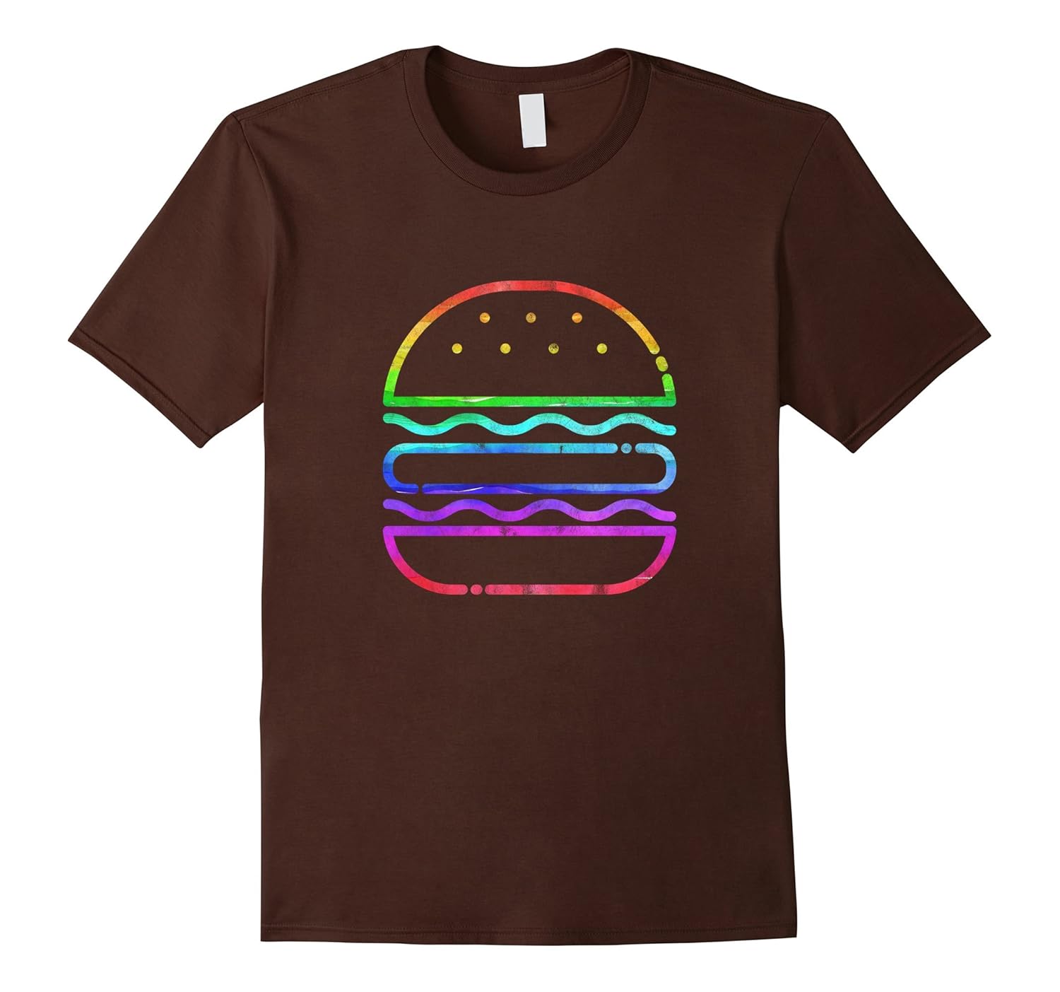 Rainbow Burger T-Shirt-ANZ