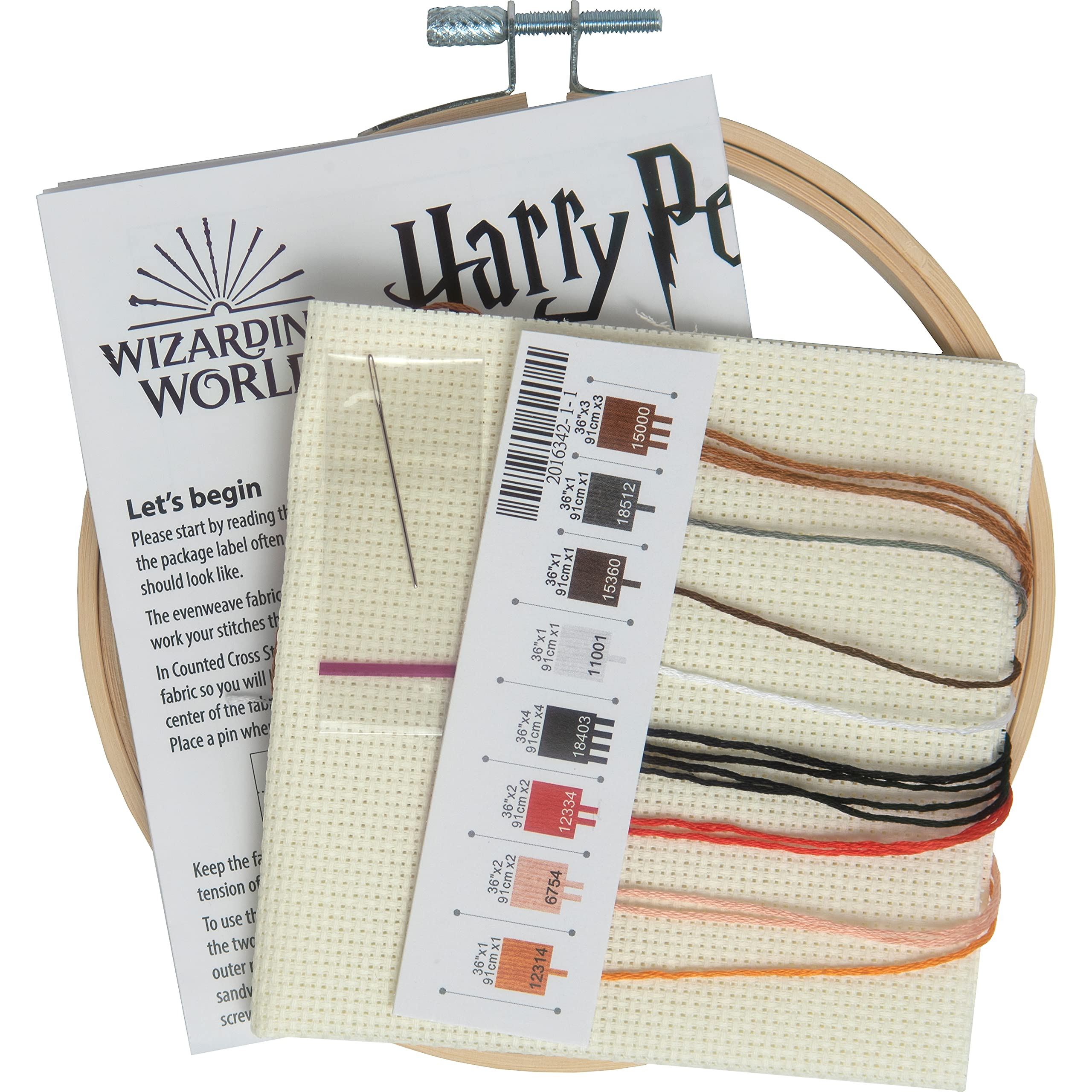 Dimensions 72-76913 Hogwarts Harry Potter Counted Cross Stitch Kit for Beginners, 6