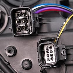 TRQ Driver & Passenger Side Headlight Assembly Set