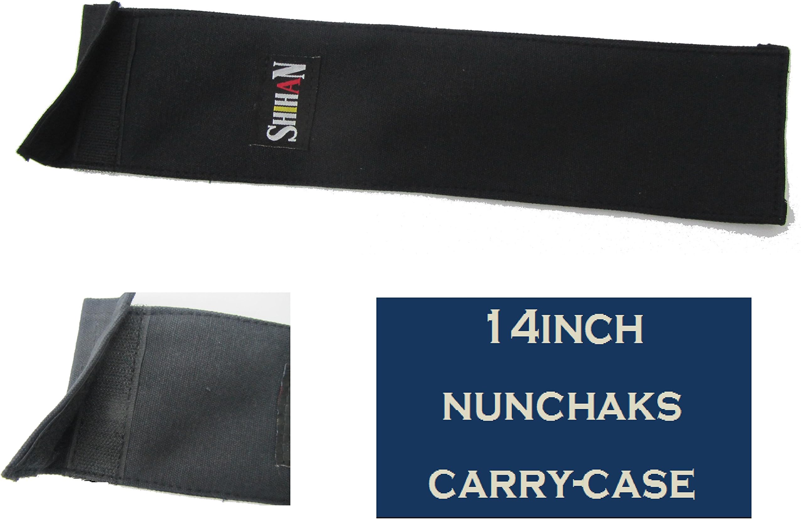 14inch Nunchaks carry-case Martial Arts/Budo Training, Nunchuks,Nunchaku's Slimline Carry Case for the Thin Nunchaks