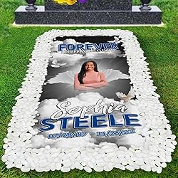44memory Custom Memorial Grave Blanket Photo