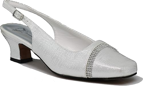 wide width rhinestone shoes