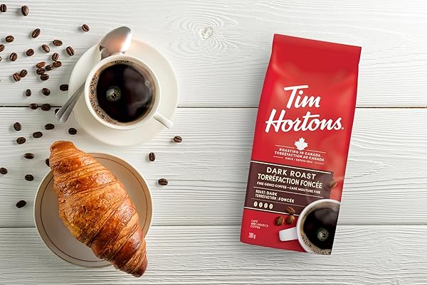 TIM HORTON’S DARK ROAST COFFEE, 300G/10.6 OZ {IMPORTED FROM CANADA
