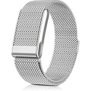 HAYONLIY Metal Band Compatible with Whoop 5.0/MG | Stainless Steel,Magnetic Mesh Milanese Strap for Men Women