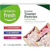 Amazon Fresh Toaster Pastries Variety Pack 12 Ct- 20.4 OZ