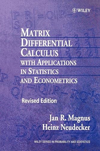 Download Matrix Differential Calculus with Applications in Statistics & Econometrics Rev PDF
