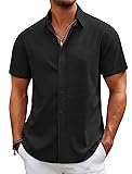 COOFANDY Beach Shirts for Men Casual Summer Shirts