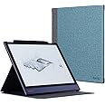 Ayotu Case for Onyx BOOX Note Air/Air 2 Plus 10.3'' Paper Tablet, Auto Sleep/Wake, Durable Fabric Folio Cover with Foldable Stand, Mint Green & Grey