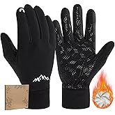 RIGWARL Winter Gloves Men Women Warm Gloves for Cold Weather Touch Screen Windproof Glove for Running Driving Cycling Hiking Walking Gardening