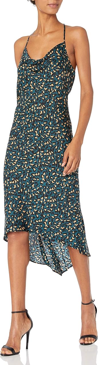 cheetah cocktail dress