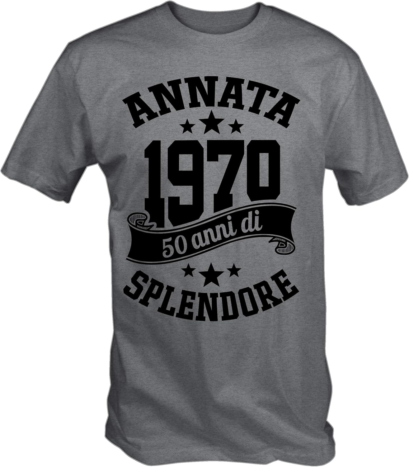 6tn Uomo Maglietta 50 Anni Del 50 Compleanno Realizzata In Lingua Italiana Nel 1970 Uomo T Shirt