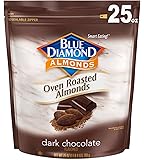 Blue Diamond Oven Roasted Cocoa Almonds, Dark Chocolate Flavor, 25 Ounce