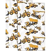 Wotinsi Truck Crane Hand Towels for Bathroom - Set of 2 Soft Absorbent Decorative Towels for Kitchen, Sports, Gym, Yoga, Home Decor - 14 x 28 in