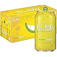 bubly Sparkling Water, Lemon, 12 ounce Cans (Pack of 8)