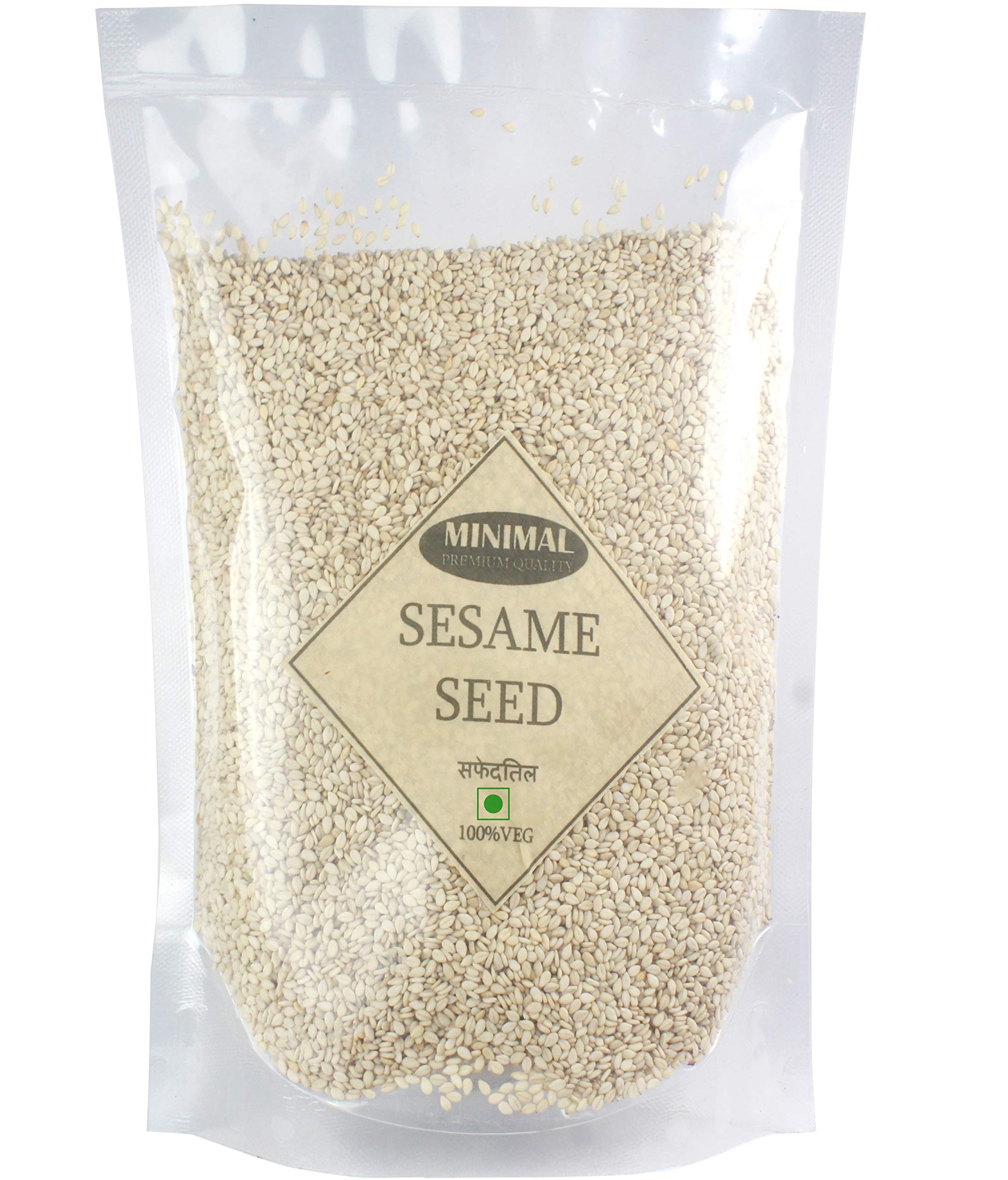 minimal Organic White Sesame Seeds/Whie Till,2Kg