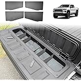 HGWEI Tailgate Storage Dividers Compatible with Chevy Colorado/GMC Canyon 2026 2025 2024 2023 Accessories 4PCS Black StowFlex