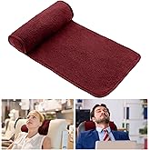 Weysat Neck Head Pillow for Recliner Chair Non Slip Fleece Adjustable Neck Roll Support Headrest Pillow for Travel Home Office Recliner Couch Sofa Armchair(Burgundy)