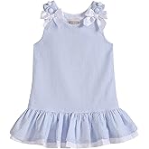Lil cactus Baby Girls Ruffle Dress with Bows