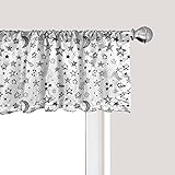 Ambesonne Cartoon Window Valance, Stars and