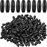 Classicseali 100pcs Breakaway Clasp,Plastic Break Away Lanyard Clasp, Black Break Away Clasps for Necklace Bracelet, Hangers, Lanyards,Jewellry Bead Barrel Connectors Breaks Aways Safety Clasps