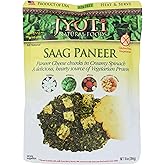 Jyoti Saag Paneer, 6 pouches of 10 oz each, All Natural, Product of USA, Gluten Free, Vegetarian, BPA Free