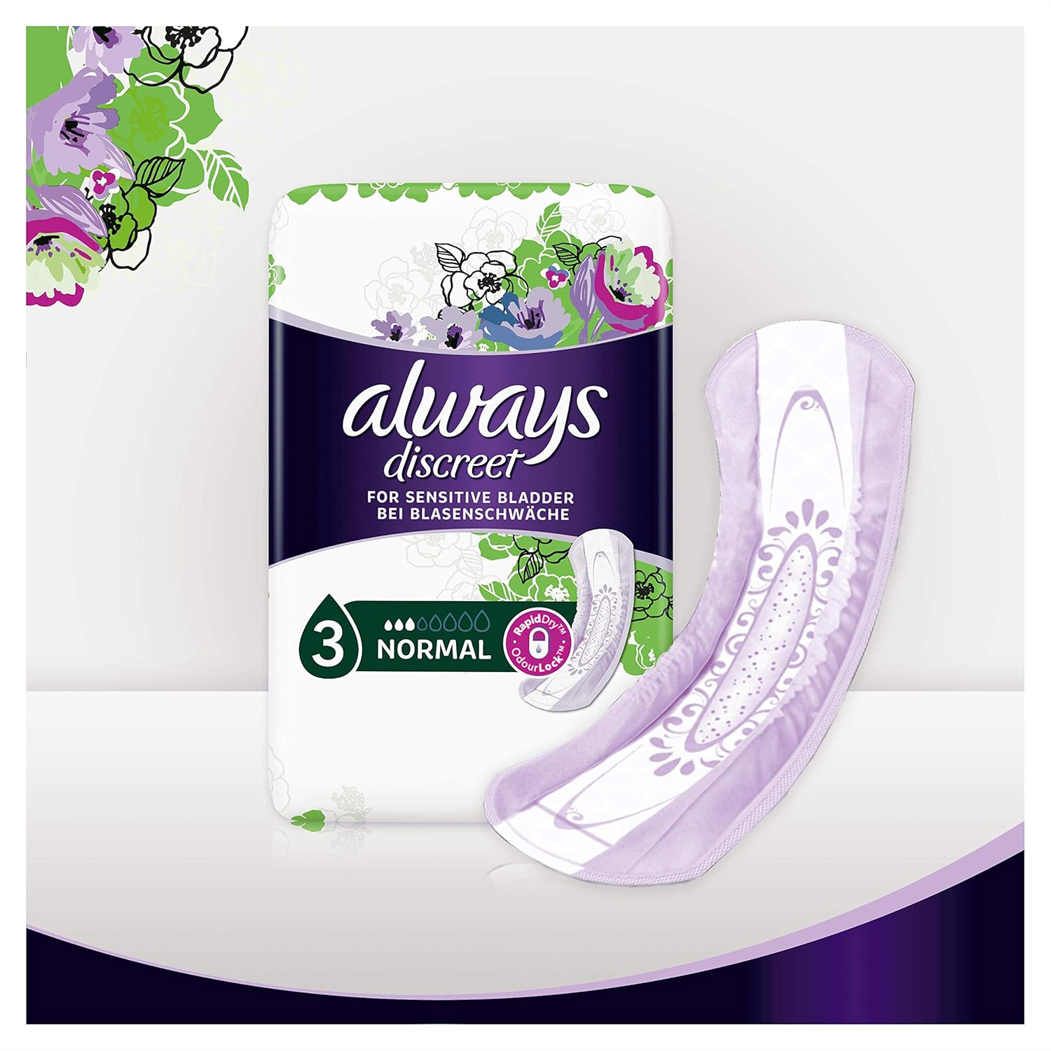 Always Discreet Normal Sanitary Towels for Incontinence 30