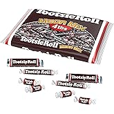 Tootsie Roll Mega Mix, 4lb Bag (Pack of 1) | 4 Different Sizes, Classic Chocolatey Tootsie Rolls, Indivdually Wrapped, Bulk Treats, Peanut Free, Kosher, Gluten Free
