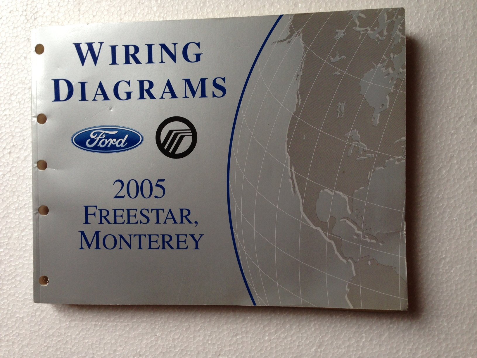 2005 Ford Freestar, Monterey Wiring Diagrams (Manual) Paperback – 2004