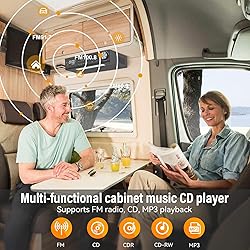 MONODEAL Bluetooth CD Player,Under Cabinet Kitchen