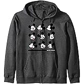 Disney Mickey And Friends Mickey Mouse Expressions Zip Hoodie