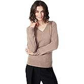 Style Republic 100% Pure Cashmere V-Neck Women's Sweater