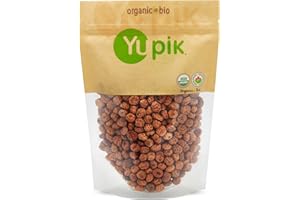 Yupik Organic Tigernuts, 450 g, Non-GMO, Vegan, Gluten-Free, Earthy Flavourful Whole Nuts for Baking, Salads, & Snacking