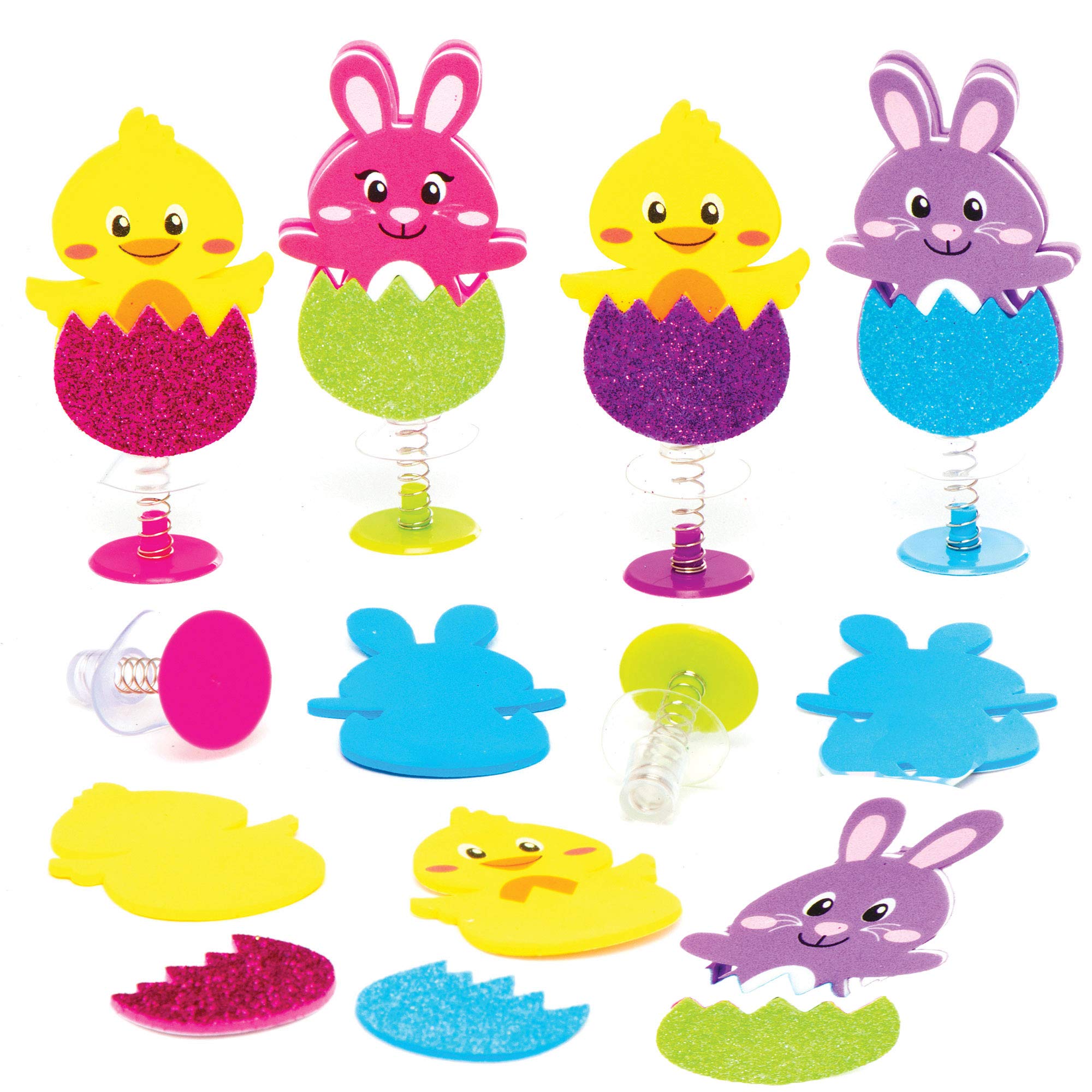 Baker Ross Easter Jump Ups - Pack of 8, Easter Crafts, Craft For Kids (AT498)