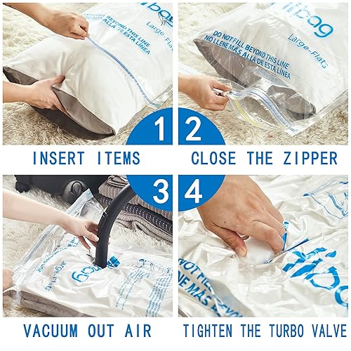 Vacuum Storage Bags, Space Saver Vacuum Seal Storage Bags 20-Pack