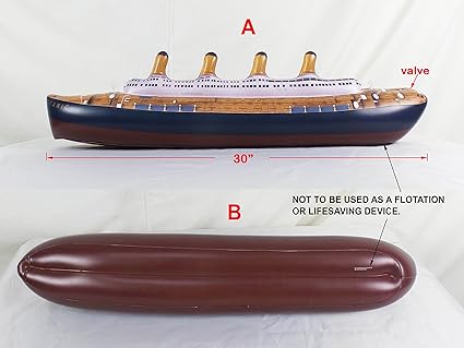 titanic pool toy