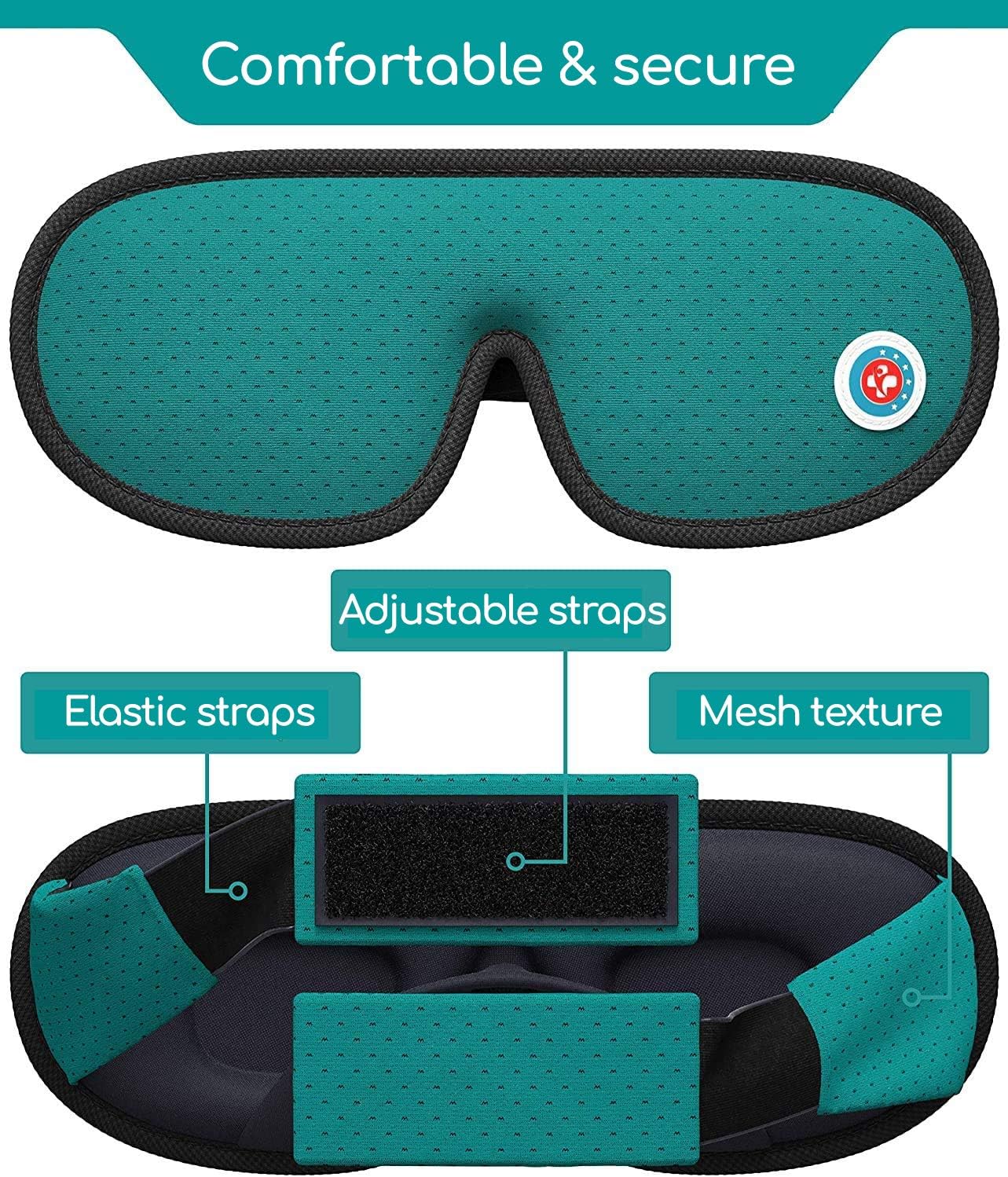 Medi Grade 100% Blackout Eye Mask for Sleeping - Image 3