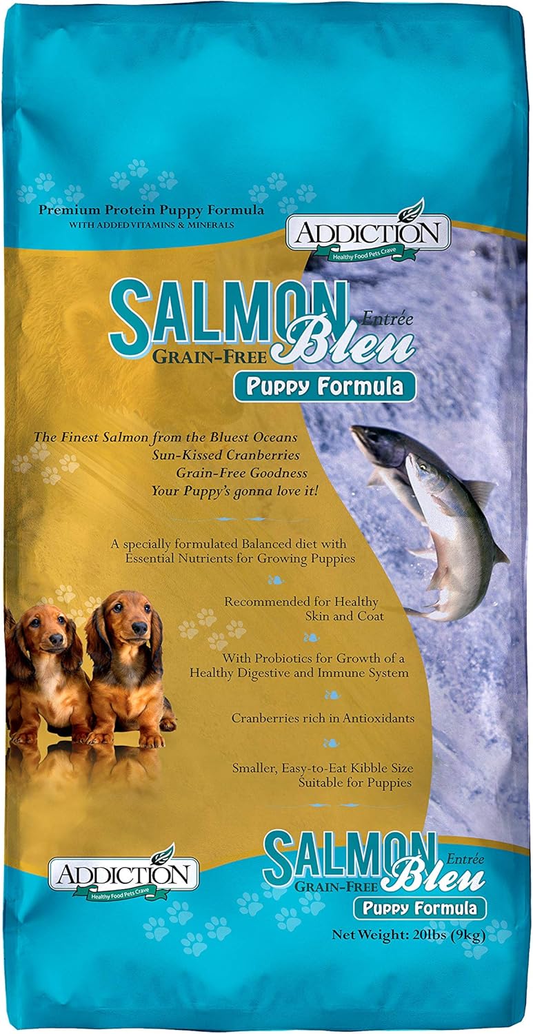 addiction salmon bleu puppy