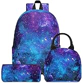 Betecoro 3pcs Backpack for Boys Girls, Backpack with Lunch Box Pencil Case for Kids Elementary Primary Middle School