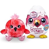 Pets Alive Chirpy Birds (Flamingo) by ZURU, Electronic Pet That Speaks, Giant Surprise Egg, Stickers, Comb, Fluffy Clay, Bird