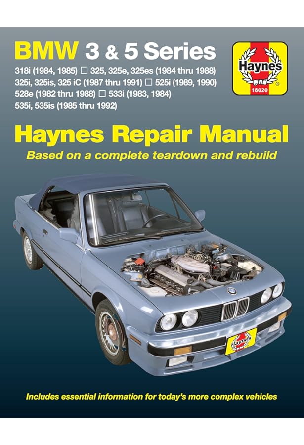 BMW 3 Series (E30) Service Manual: 1984-1990: Bentley, Robert