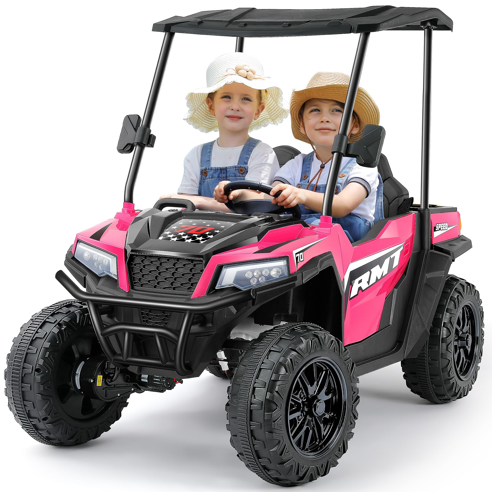 Photo 1 of **MISSING PIECES UNKNOWN**ELEMARA 2 Seater Car, Pink