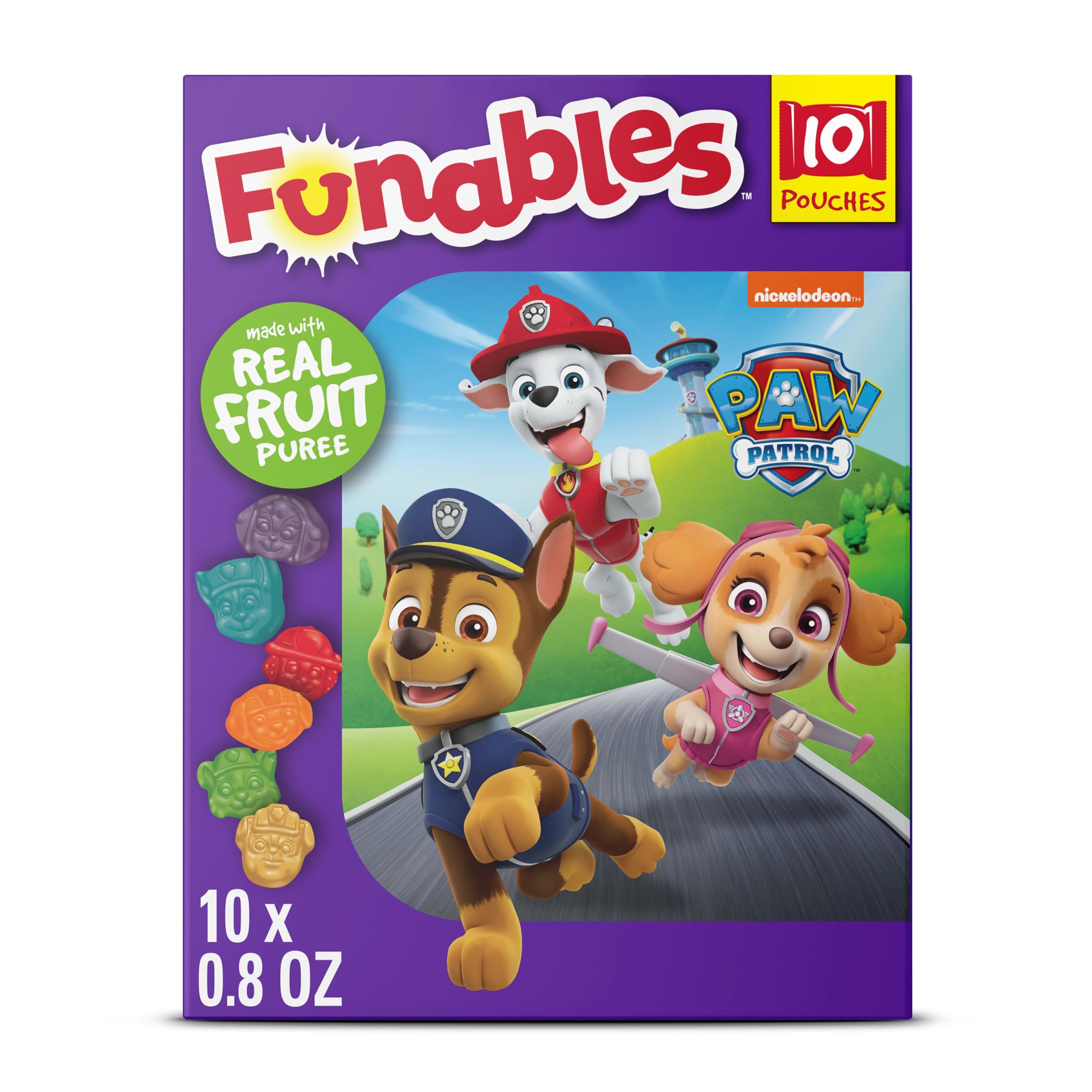 Funables Fruity Snacks, PAW Patrol, Assorted