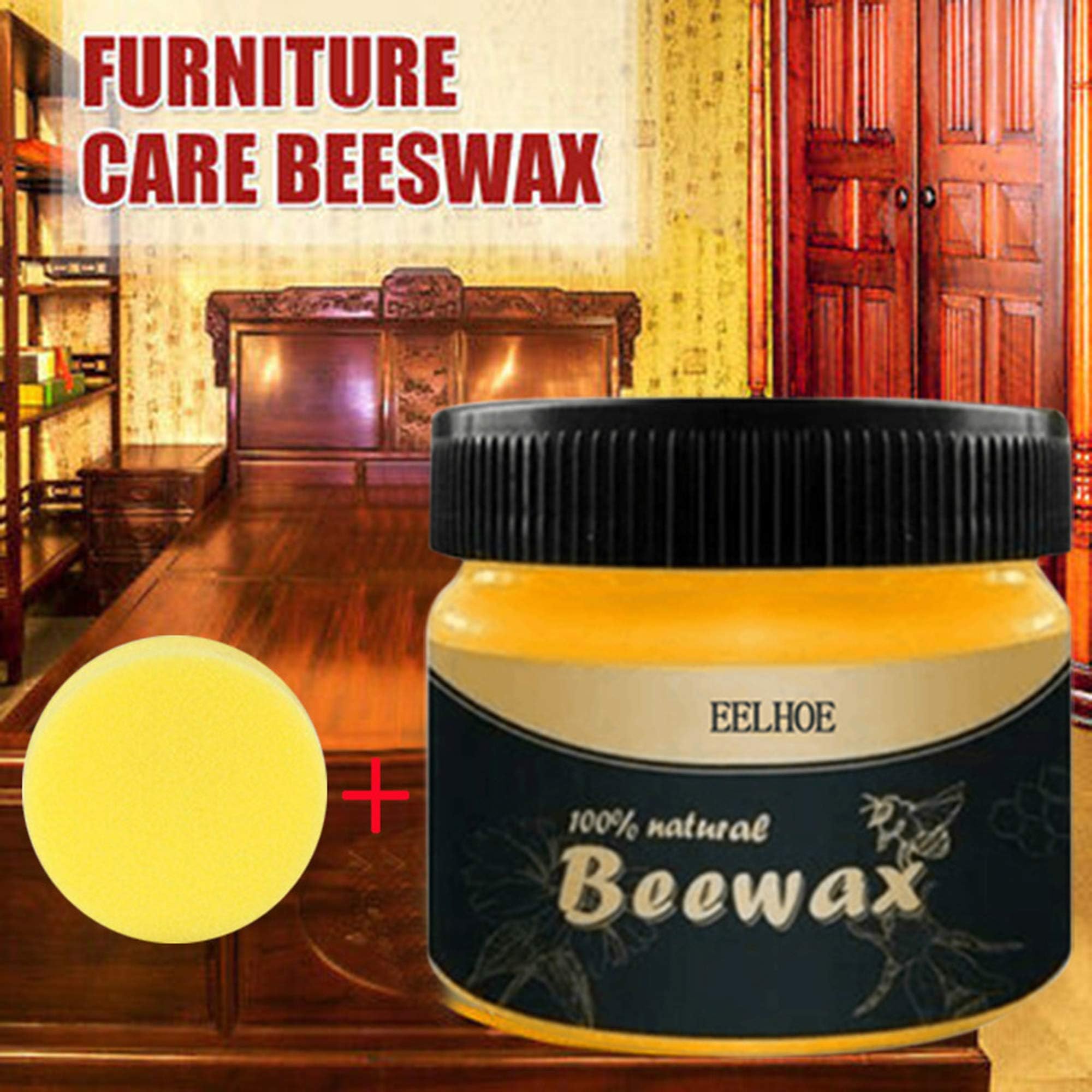 ⭐ Futurelove ⭐ Wood Seasoning BeewaxTraditional Beeswax Polish for