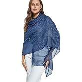 PANTONIGHT Women's Fashion Scarf Sparkling Evening Shawl Lightweight Wedding Shawl Head Scarf and Wraps for Party (2702)