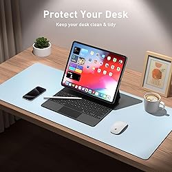 Aothia Leather Desk Pad Protector, Mouse
