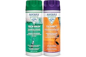Nikwax Hardshell Cleaning & Waterproofing Duo-Pack