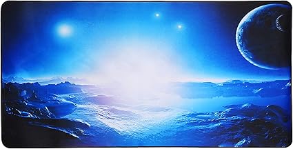 Amazon Cisicoマウスパッド大型 ゲーム向け ゲーミングマウスパッドを広く操作できる デスクパッド 黒いエッジ スペース宇宙 光学式 100cm 50cｍx2mm Cisico マウスパッド 通販
