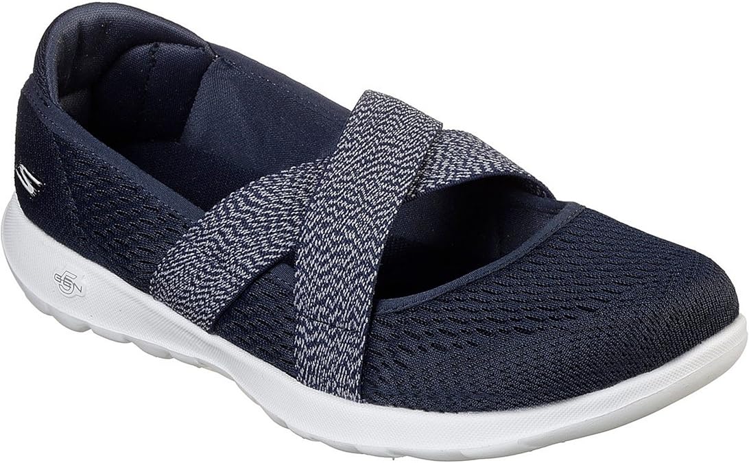 Skechers Womens/Ladies Go Walk Lite Cutesy Sports Shoes (7 UK) (Navy